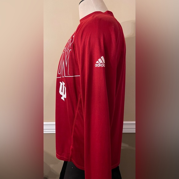 Adidas Indiana University ClimaLite Longsleeve XL - Picture 4 of 8